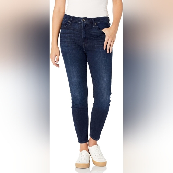 7 For All Mankind Denim - NEW  7 For All Mankind Women Dark Blue Super Skinny Denim Jeans, Size 27x30